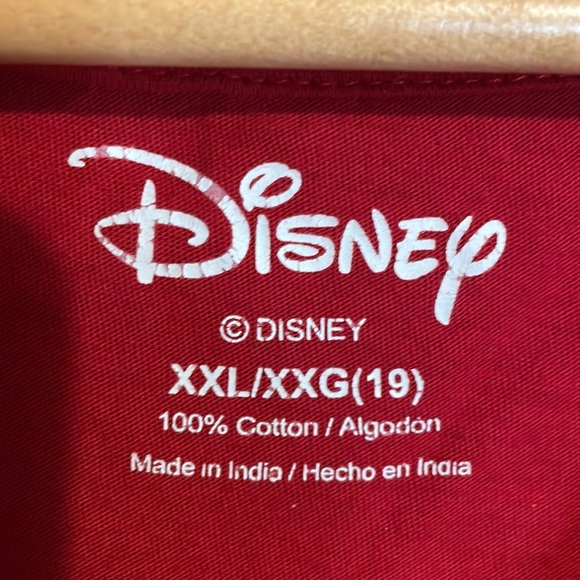 •DISNEY•RED "TRUE ORIGINAL" MICKEY MOUSE SHORT SLEEVE T-SHIRT SIZE XXL EUC - Picture 6 of 7